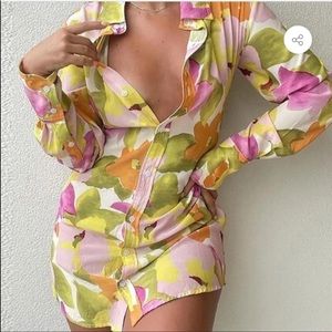 Dania along Sleeve Shirt Dress